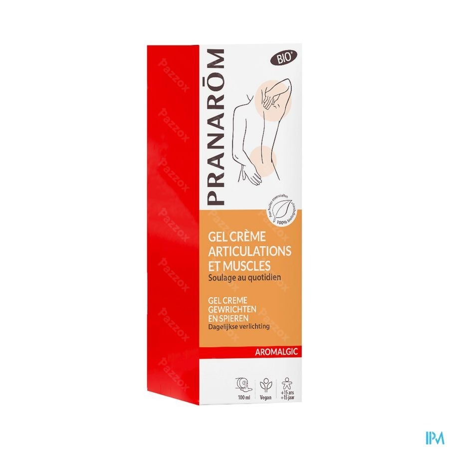 Pranarôm Aromalgic Gel Crème Gewrichten Bio 100ml