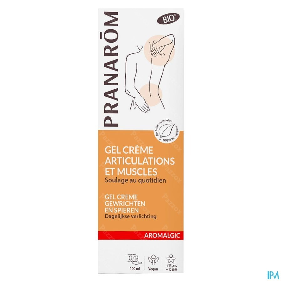 Pranarôm Aromalgic Gel Crème Gewrichten Bio 100ml