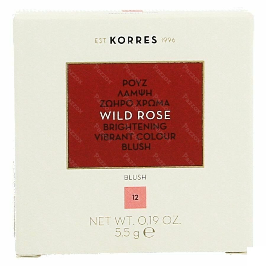 Korres Km Wild Rose Blush 12 Golden Pink 5,5g