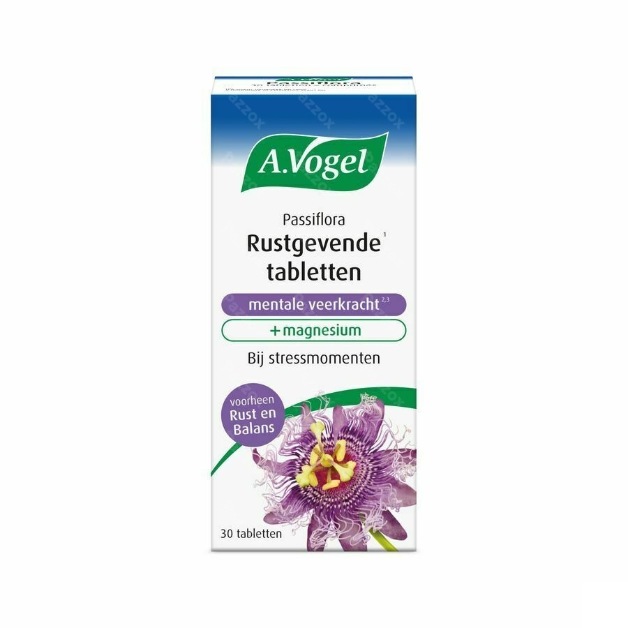 A.Vogel Passiflora Rustgevend en Mentale Veerkracht 30 Tabletten