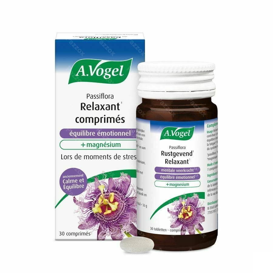 A.Vogel Passiflora Rustgevend en Mentale Veerkracht 30 Tabletten