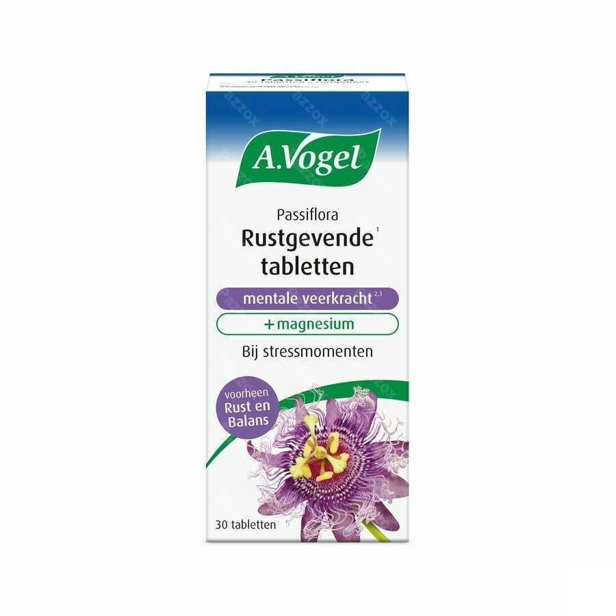 A.Vogel Passiflora Rustgevend en Mentale Veerkracht 30 Tabletten