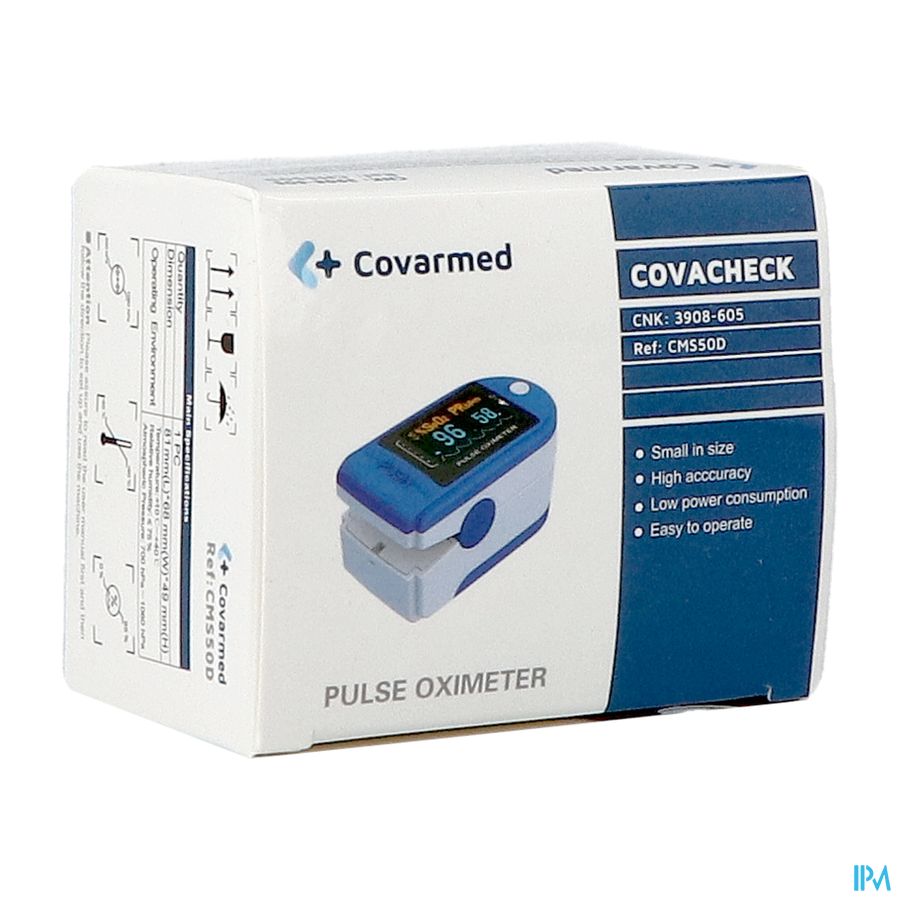 Covacheck Saturatiemeter Vinger + Zak afbeelding 1