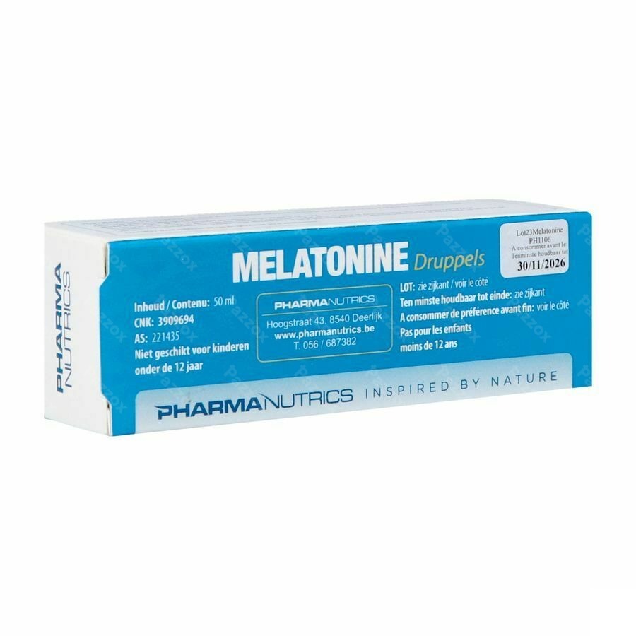 Melatonine Druppels 50ml Pharmanutrics