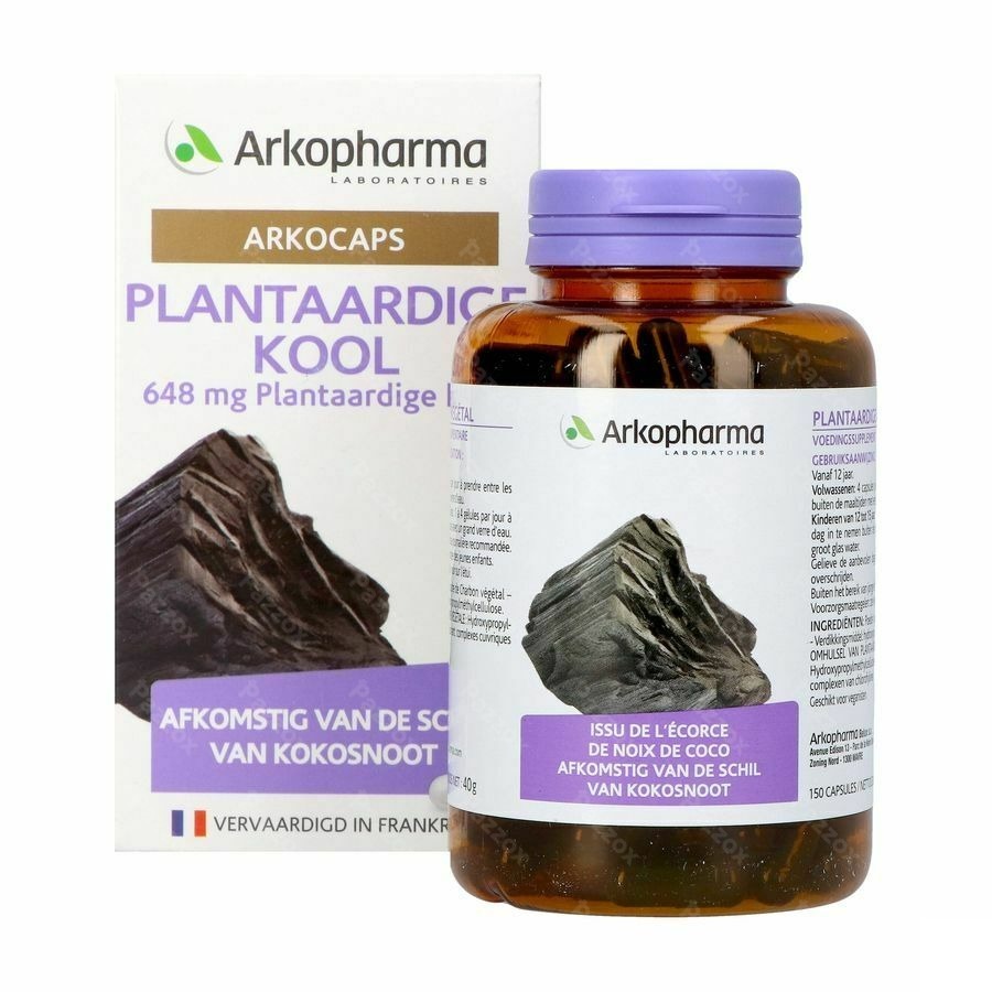 Arkocaps Plantaardig Kool Caps 150