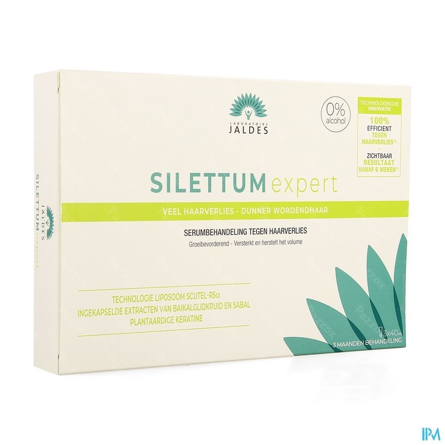Silettum Expert Serum Anti Haaruitval 0% Alcohol 3x40ml