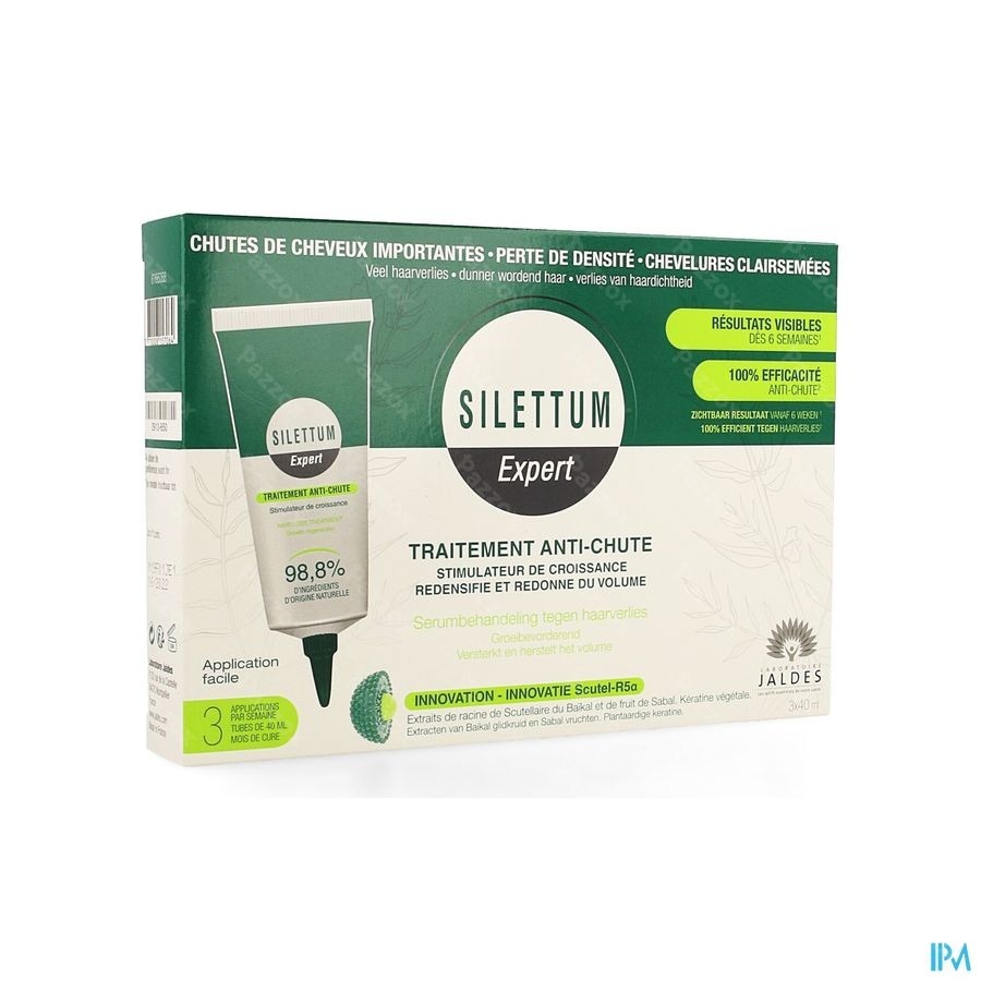 Silettum Expert Serum Anti Haaruitval 0% Alcohol 3x40ml