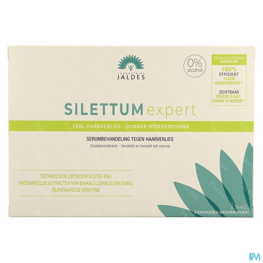 Silettum Expert Serum Anti Haaruitval 0% Alcohol 3x40ml