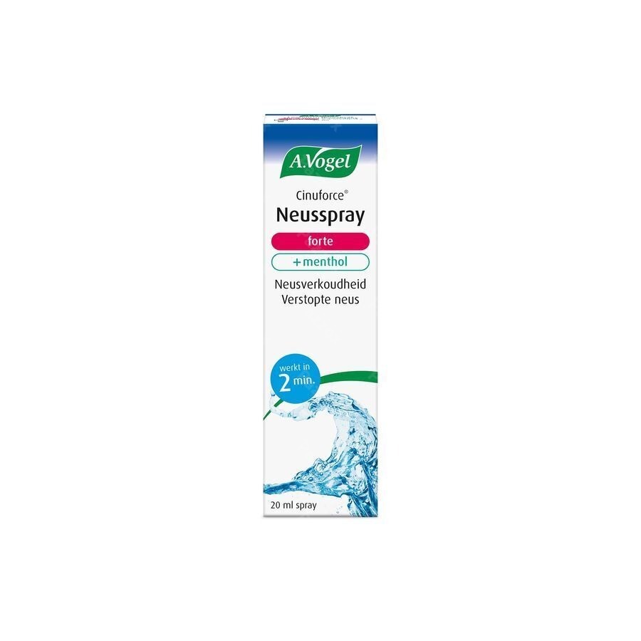 A.Vogel Cinuforce Neusspray Forte + Menthol 20ml