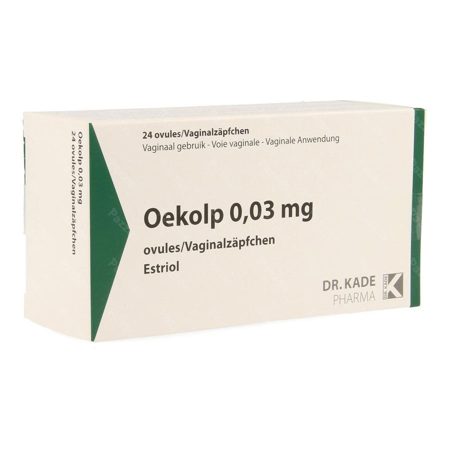 Oekolp 0,03mg Vaginal Peddaries 24