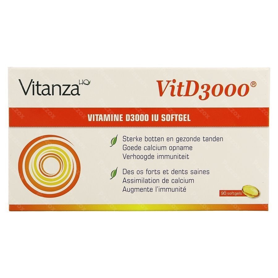 Vitanza Hq Vit D3000 Comp 90