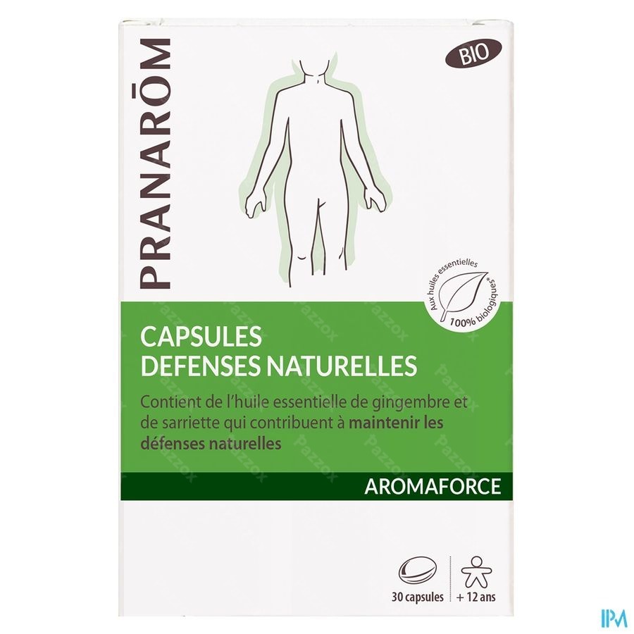 Pranarôm Aromaforce Natuurlijke Weerstand Bio 30 Capsules