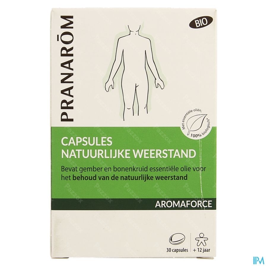Pranarôm Aromaforce Natuurlijke Weerstand Bio 30 Capsules