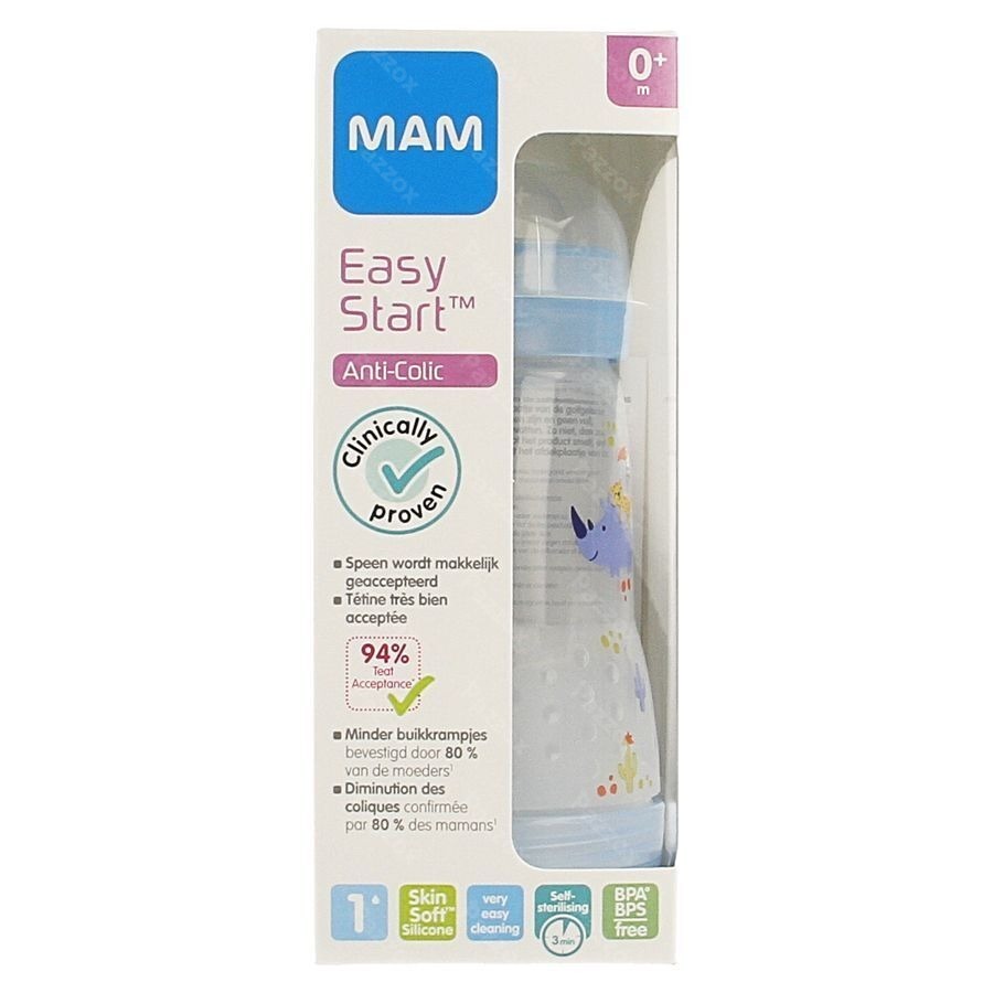 Mam Zuigfles Easy Start A/colic 260ml