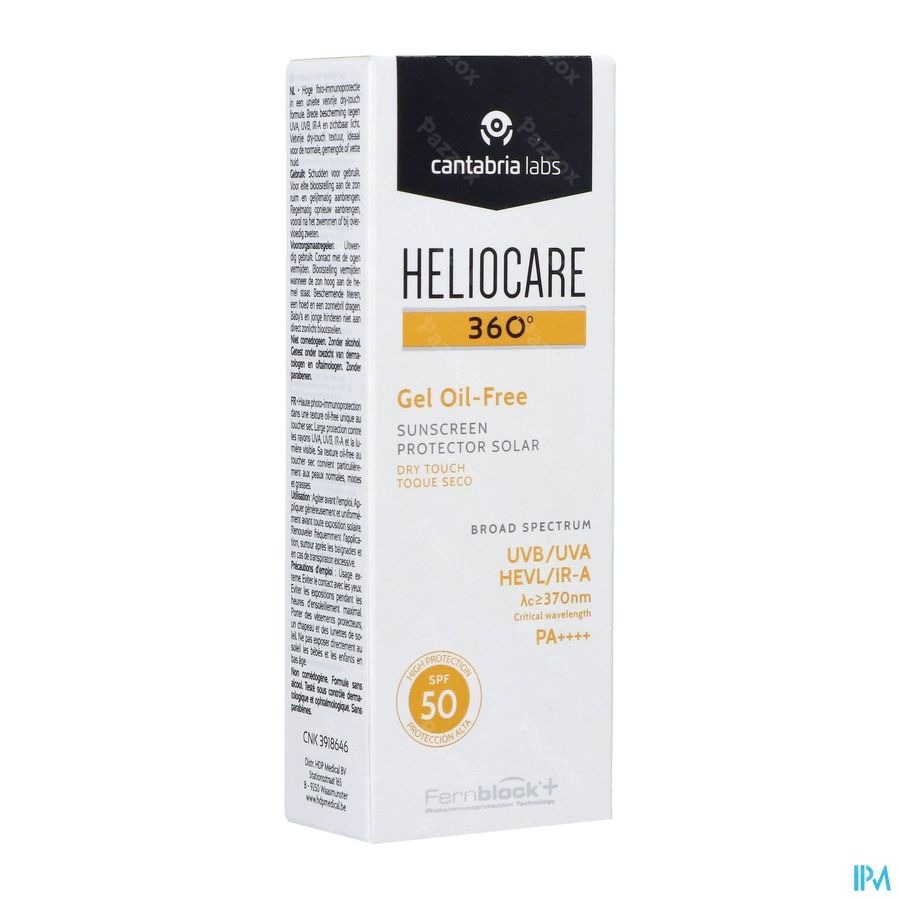 Heliocare 360 Gel Oil Free SPF50+ 50ml