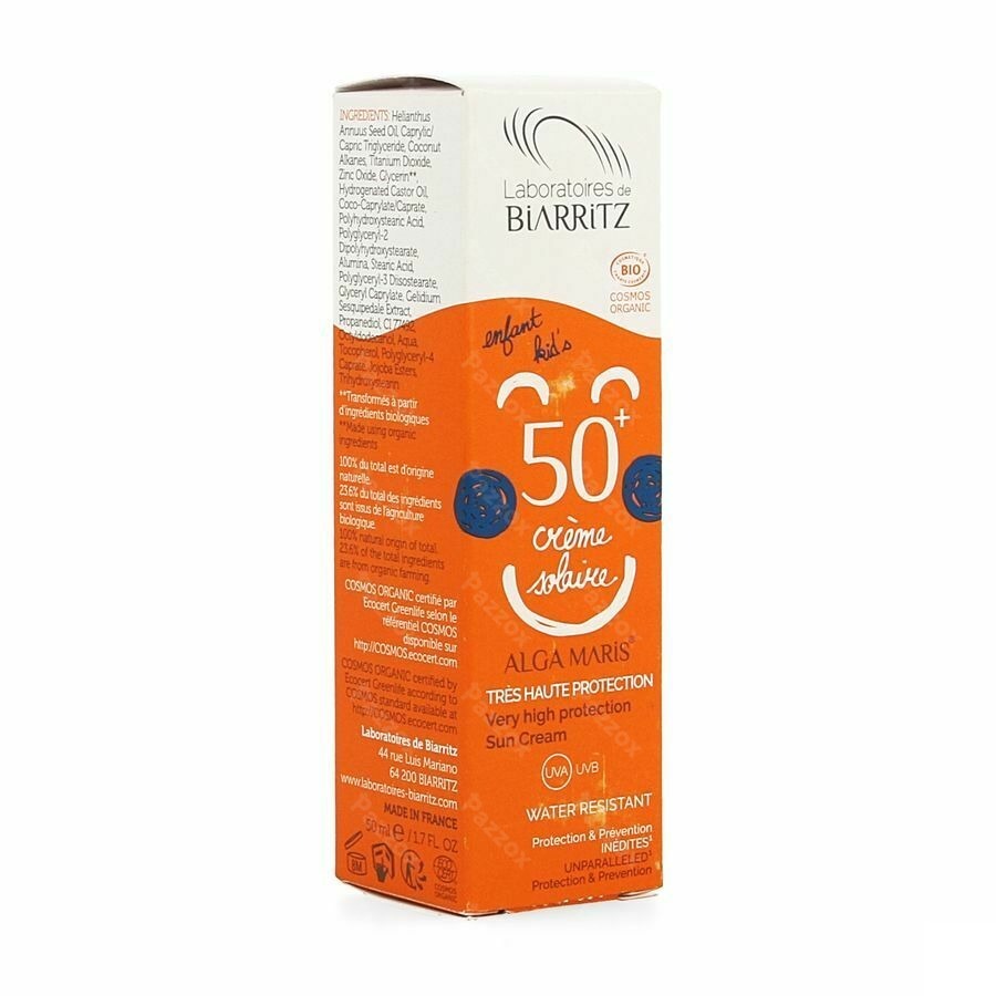 Alga Maris Zonnecrème Kind SPF50+ 50ml