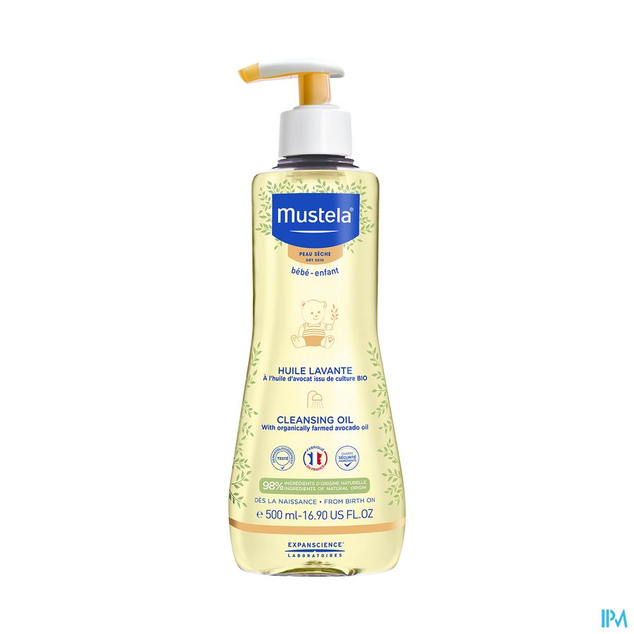 Mustela Wasolie 500ml afbeelding 1