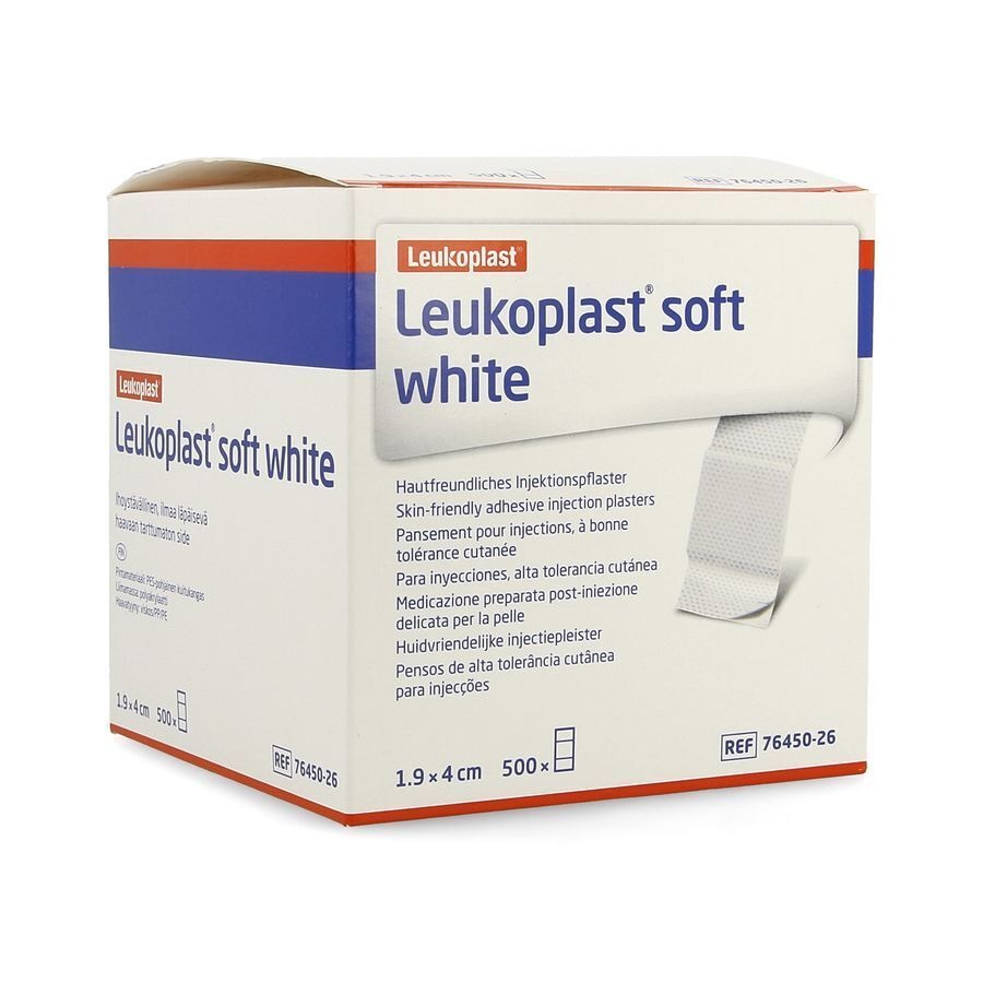 Leukoplast Soft White Inj. 19x40mm 500
