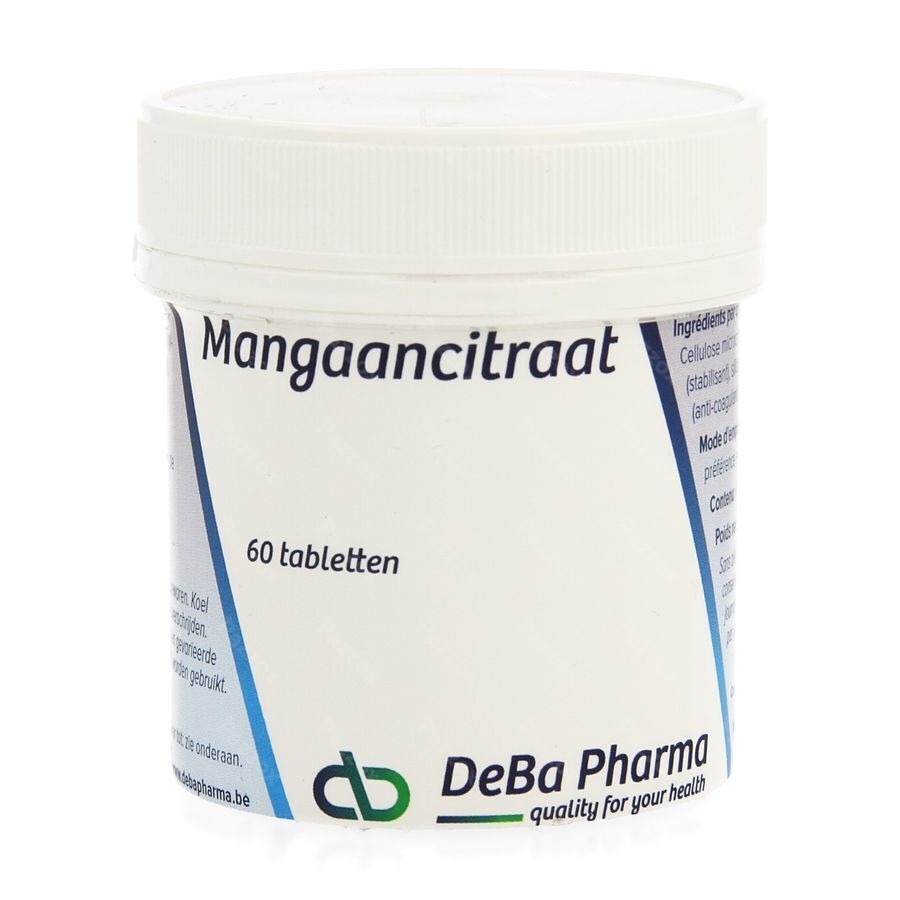 DeBa Pharma Mangaancitraat 60 Tabletten