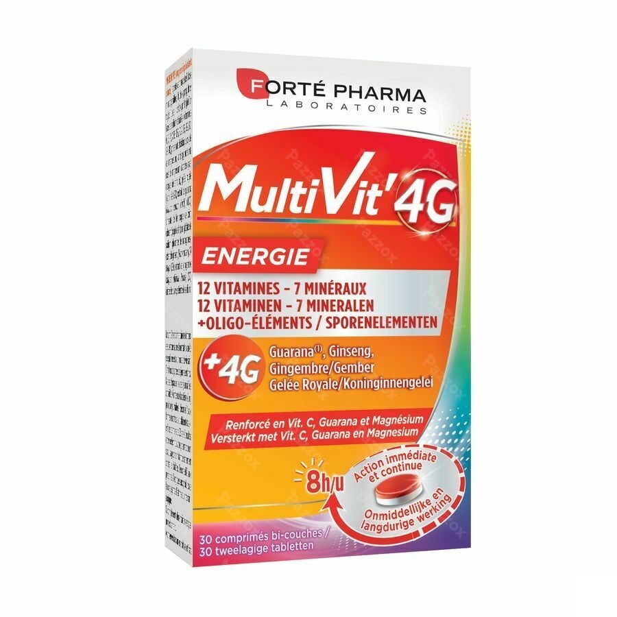 Forté Pharma MultiVit 4G Energie 30 Tabletten