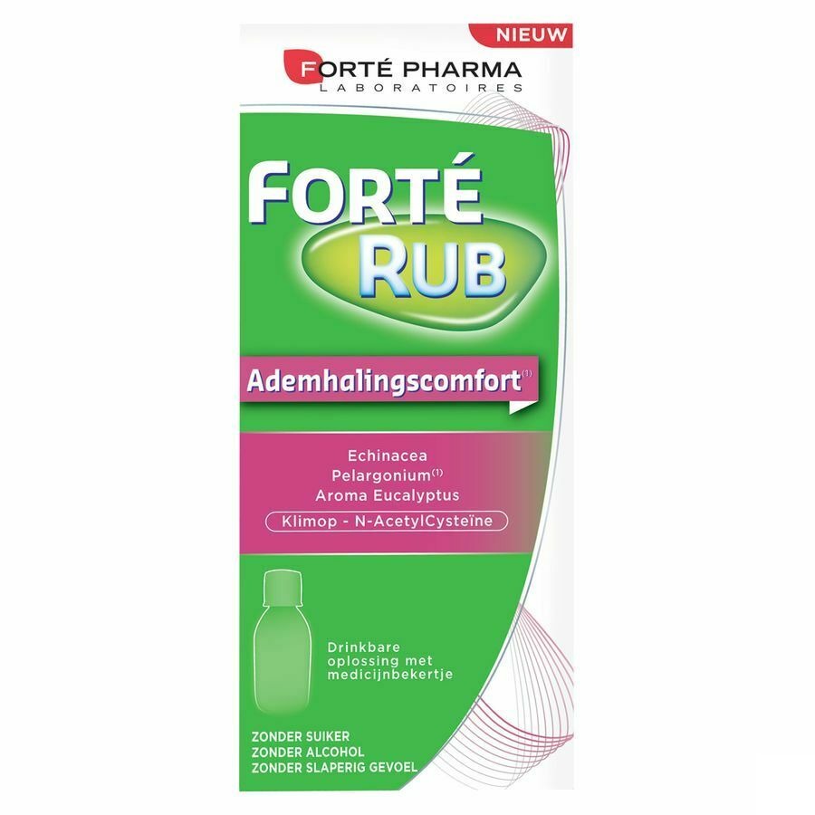 Forterub Ademhalingscomfort Zonder Suiker Siroop 200ml