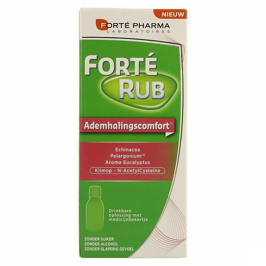 Forterub Ademhalingscomfort Zonder Suiker Siroop 200ml