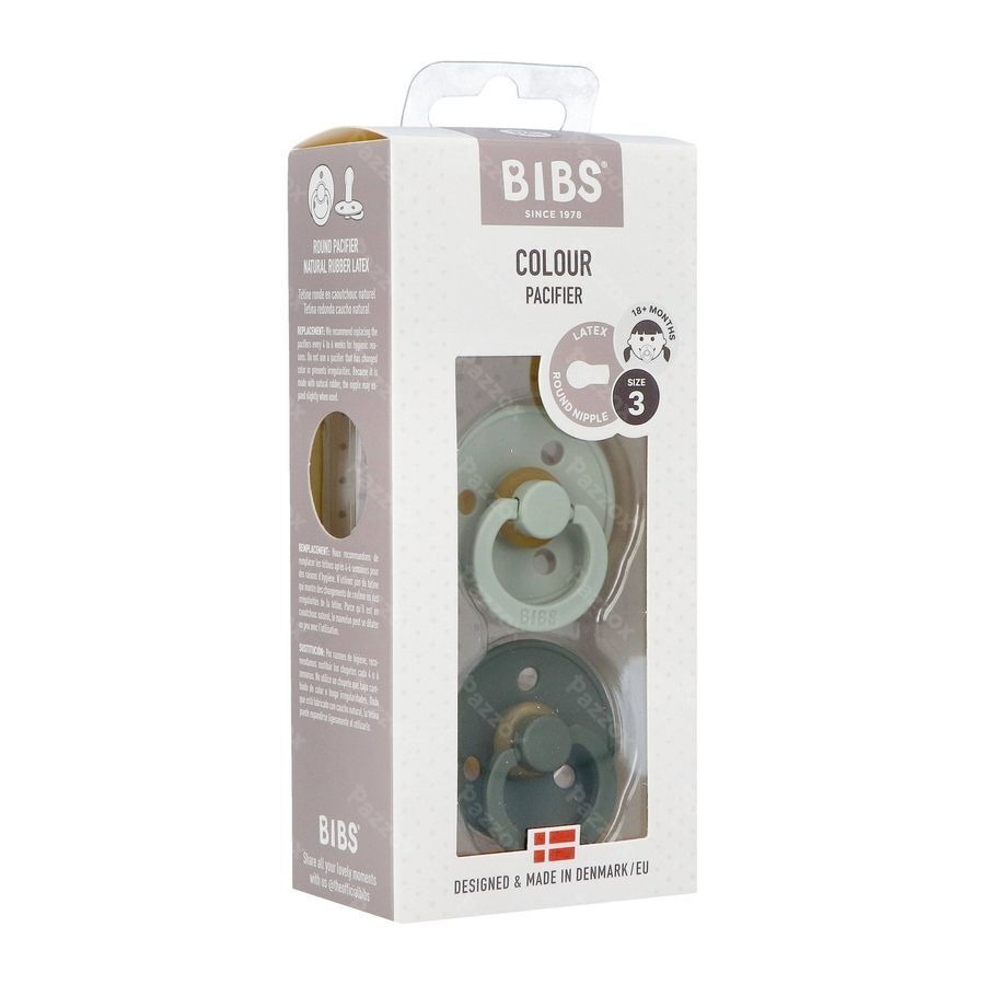 Bibs 3 Fopspeen Duo Hunter Green