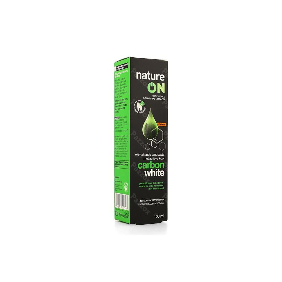 Nature On Carbon White Tandpasta 100ml