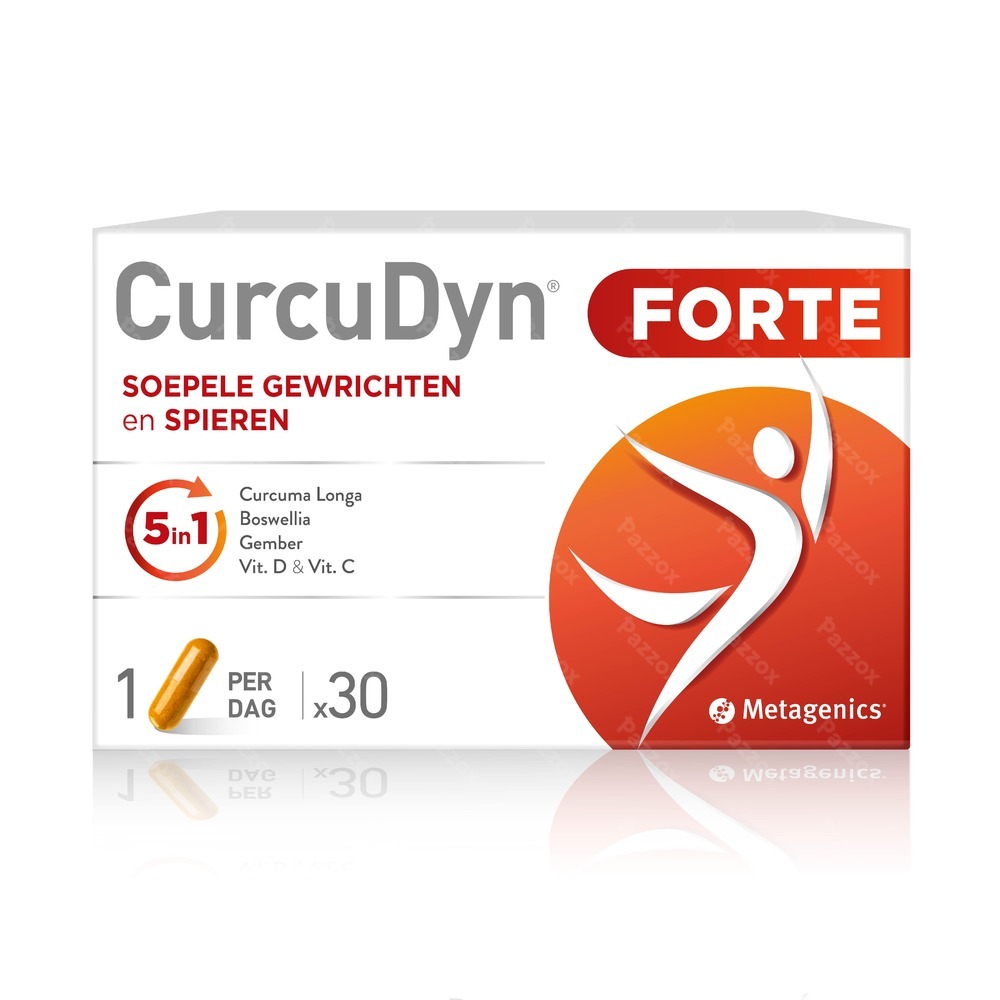 Metagenics Curcudyn Forte Voedingssupplement Bewegingsstelsel 30 Capsules