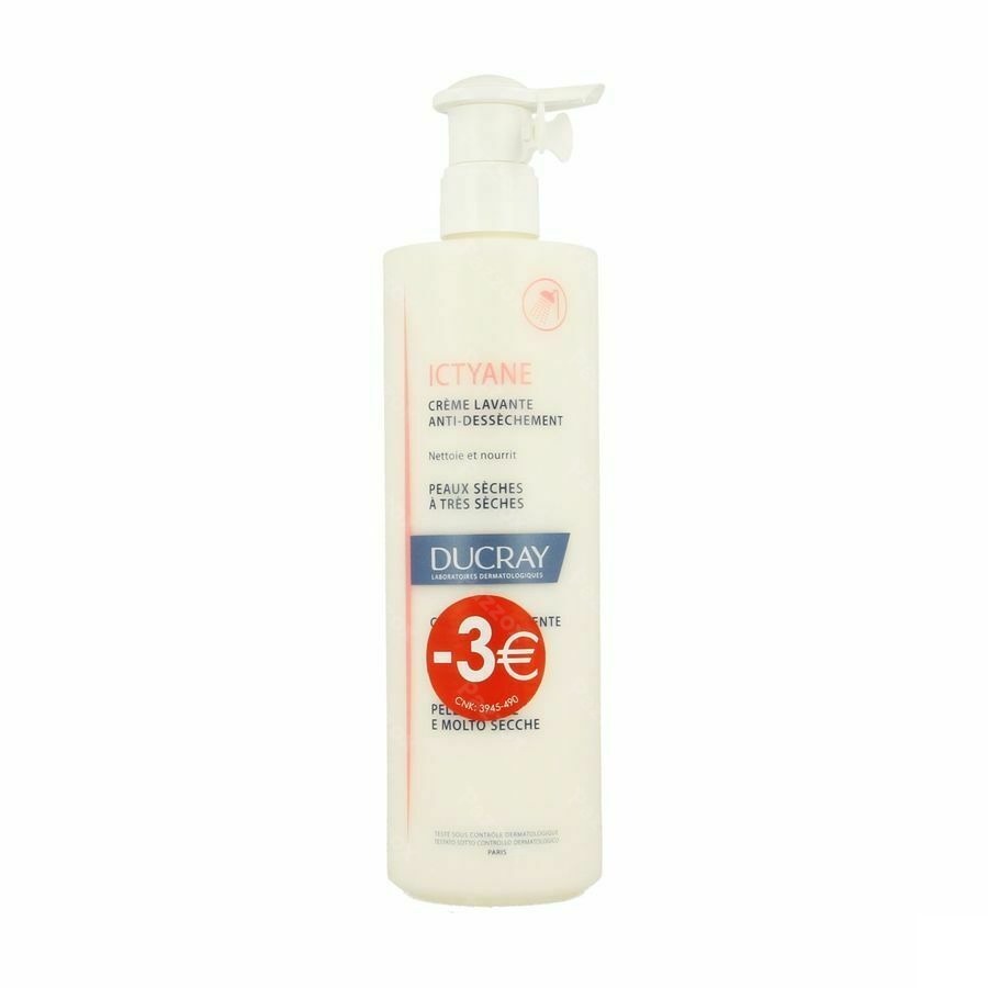 Ducray Ictyane Wascreme 400ml Promo -3€