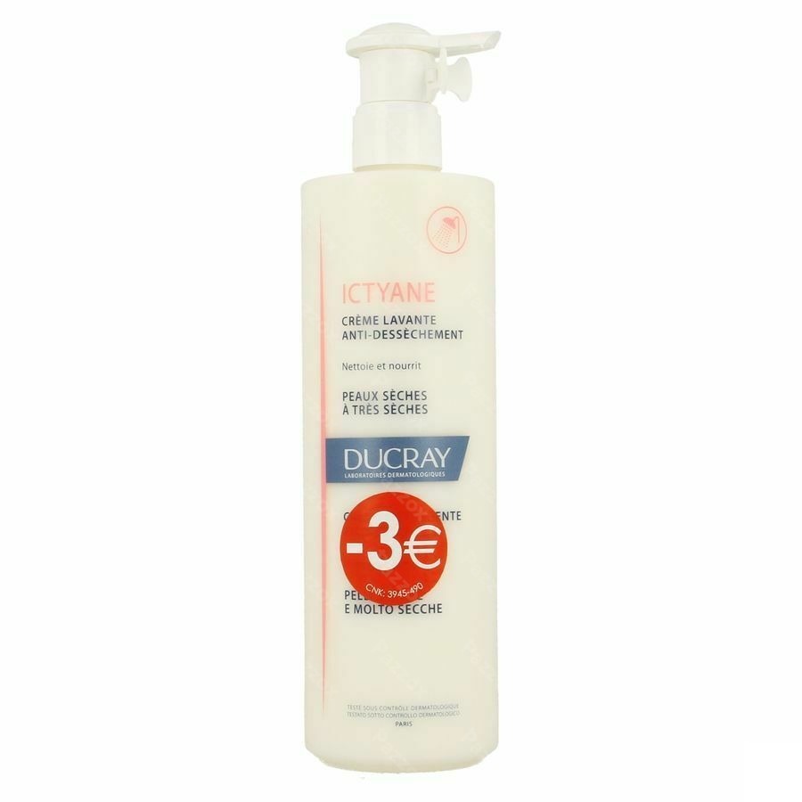 Ducray Ictyane Wascreme 400ml Promo -3€