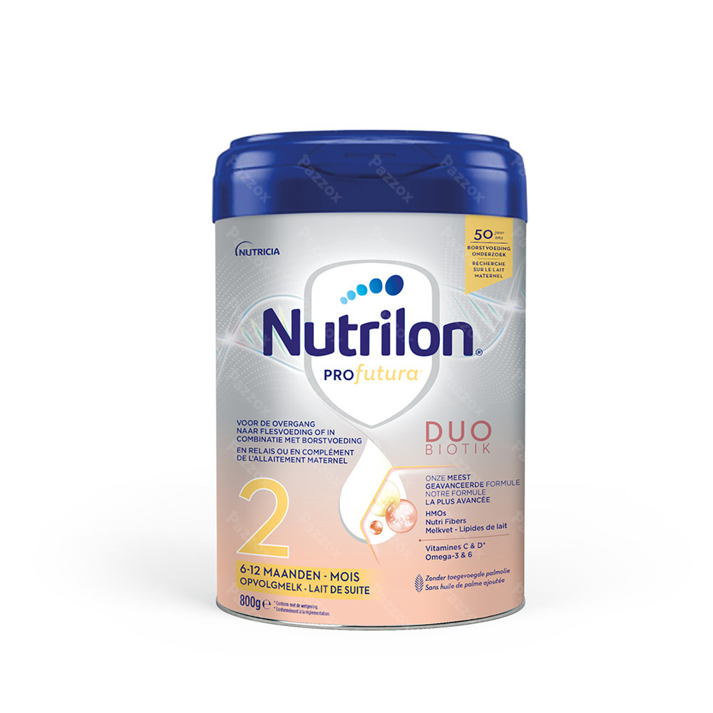 Nutrilon Profutura 2 uniek formule Duobiotik Opvolgmelk Baby 6 tot 12 maanden poeder 800g