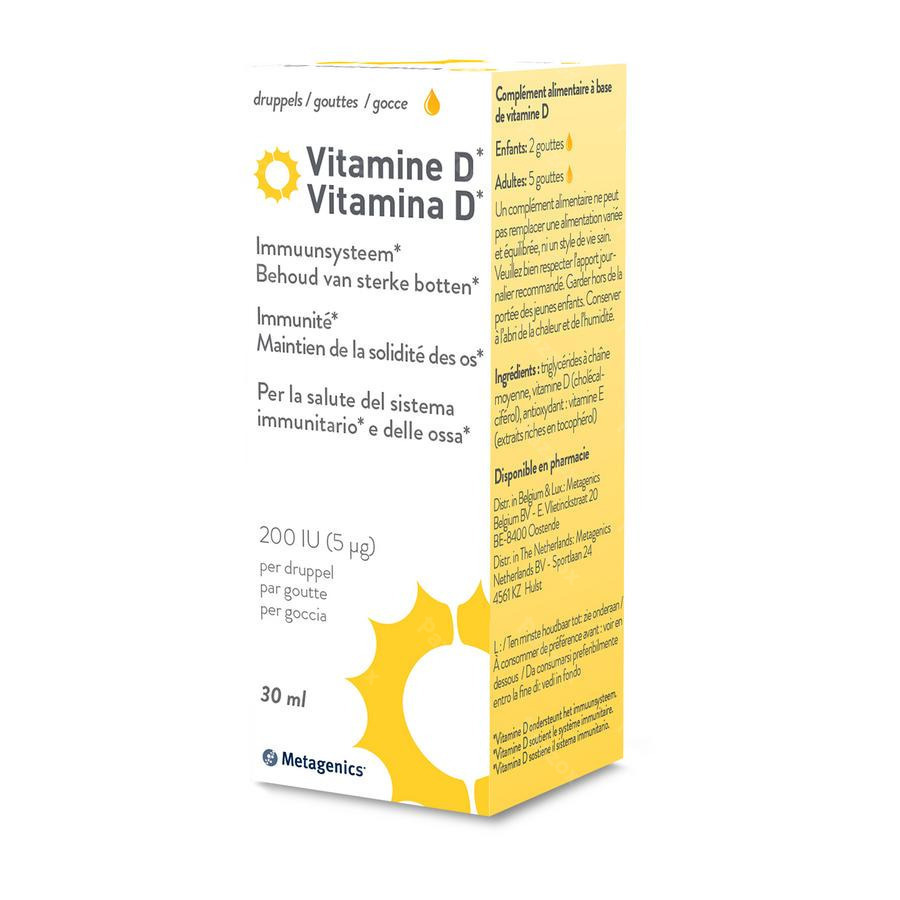 Metagenics Vitamine D3 Druppels 30ml