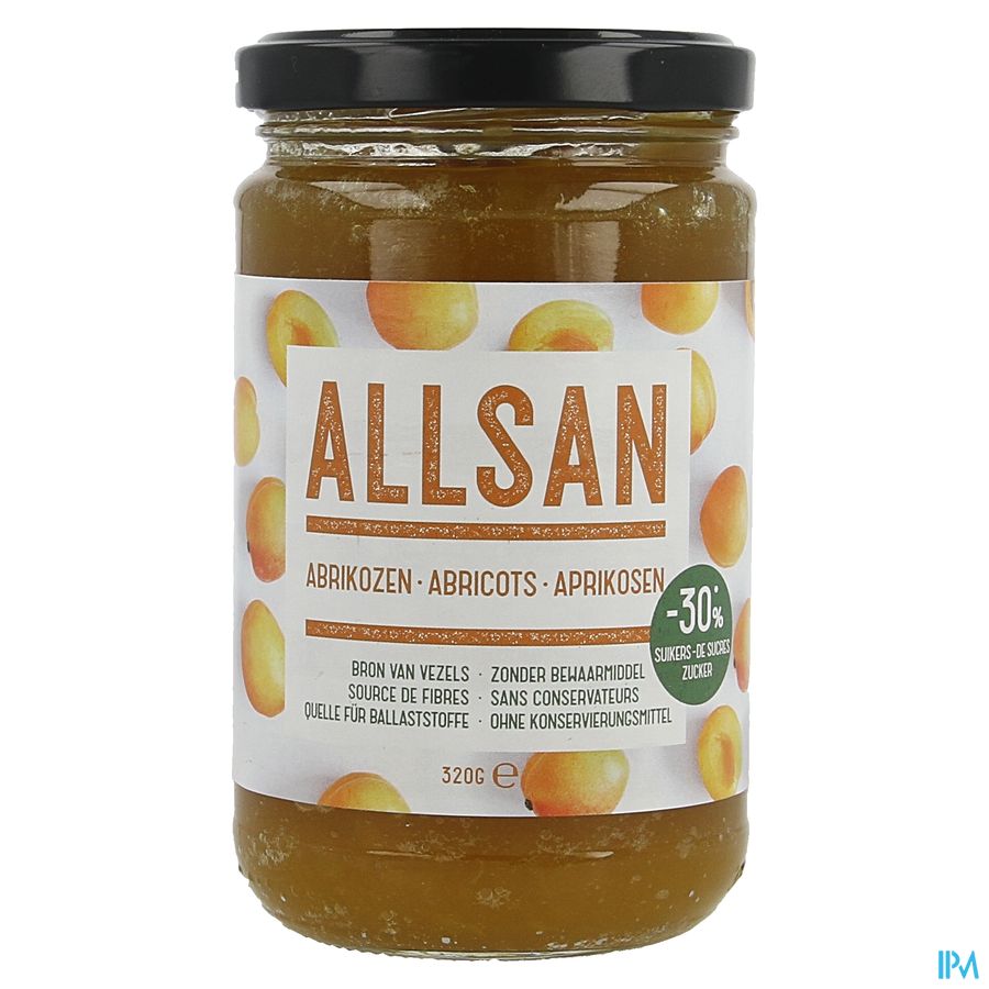 Allsan Broddbeleg Abrikozen 320g Revogan afbeelding