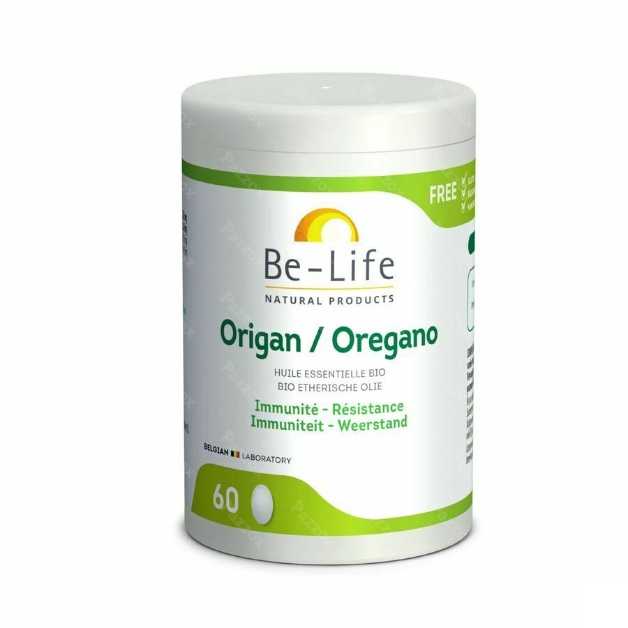 Oregano Etherische Bio Olie Be Life 60 Tabletten