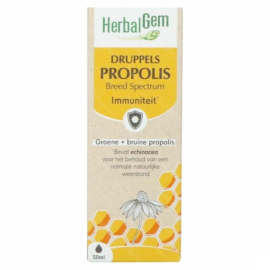 Herbalgem Propolis Breed Spectrum Bio Druppels 50ml