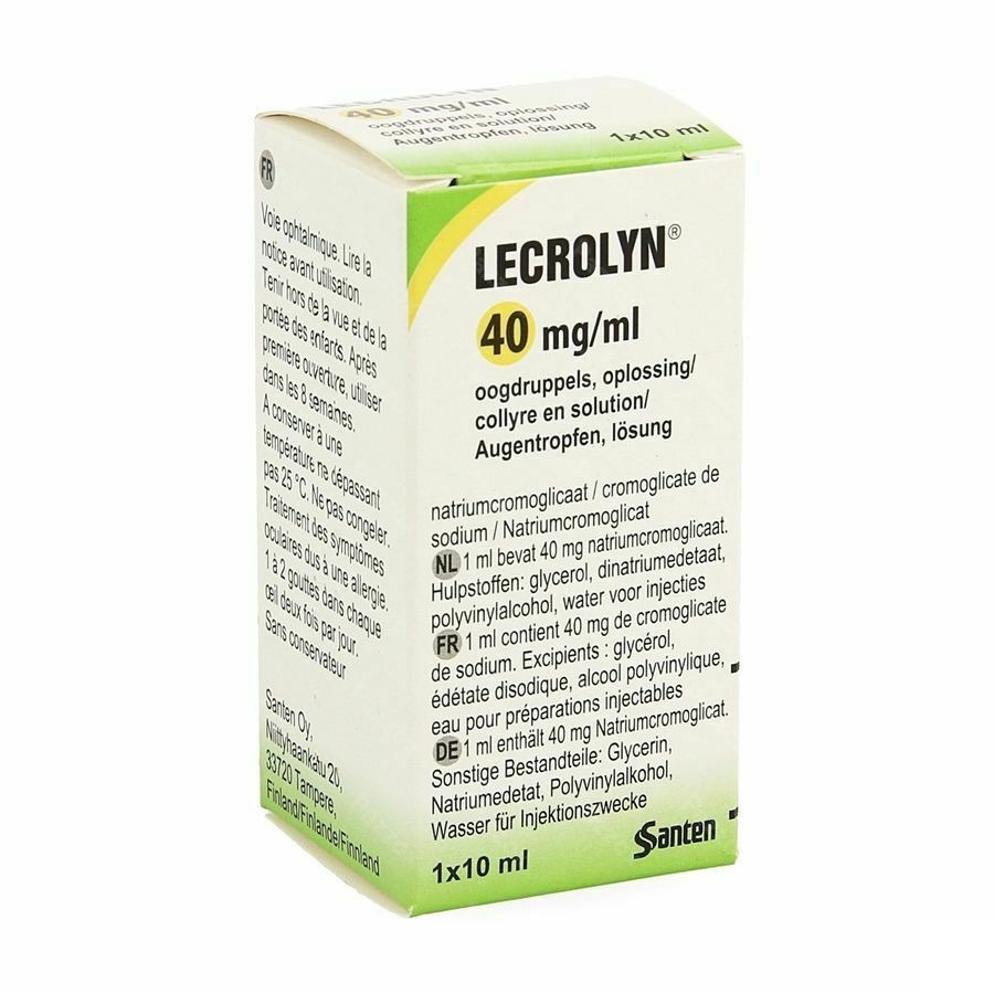 Lecrolyn 40mg/ml Oogdruppels 10ml