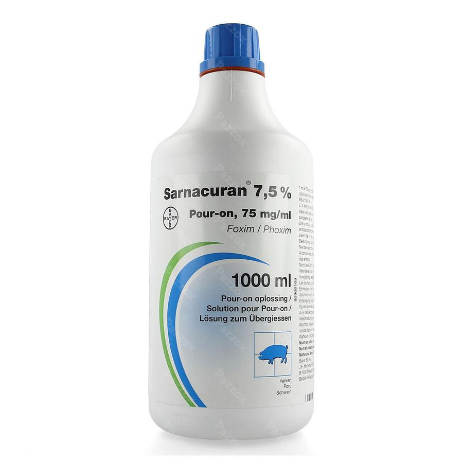 Sarnacuran 7,5% Pour-on Opl 1000ml