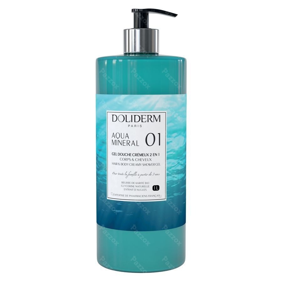 Doliderm Douchegel 2in1 Aqua Mineral Pompfl 1l