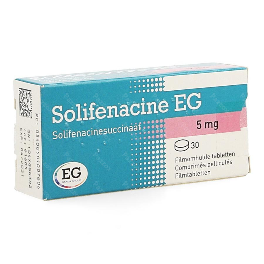 Solifenacine Eg 5mg Filmomh Tabl 30 Pvc/alu