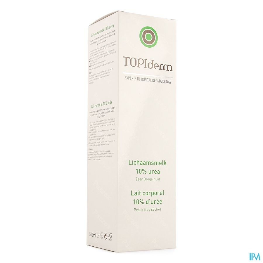 Topiderm Lichaamsmelk 10% Urea 500ml