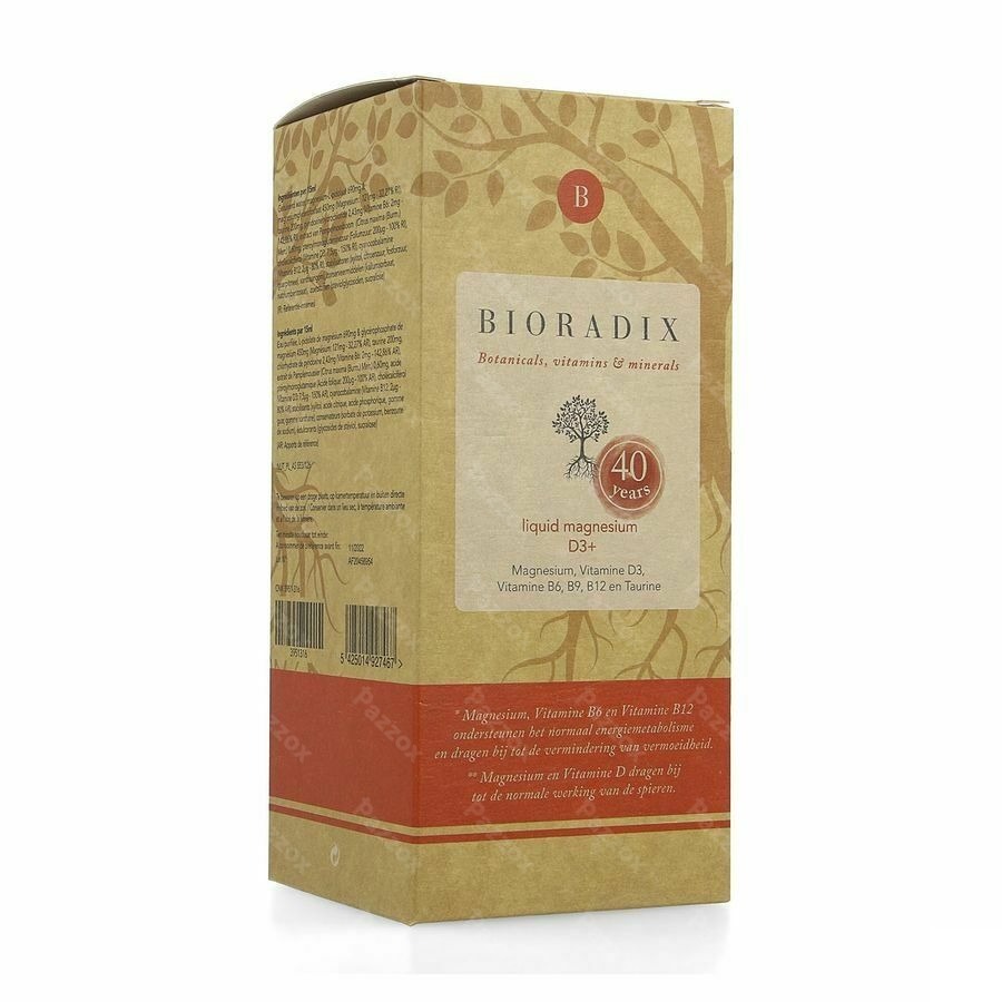Bioradix - Magnesium D3+ Liquid 500ml