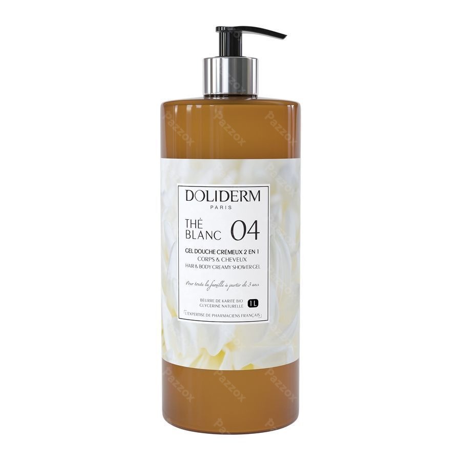 Doliderm Douchegel 2in1 The Blanc Pompfl 1l