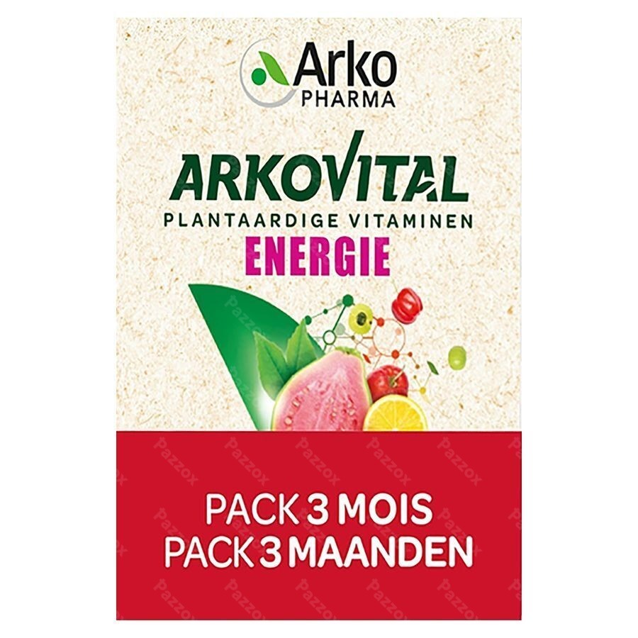 Arkovital Pure Energy pack 3 maanden 3 x 30 Tabletten