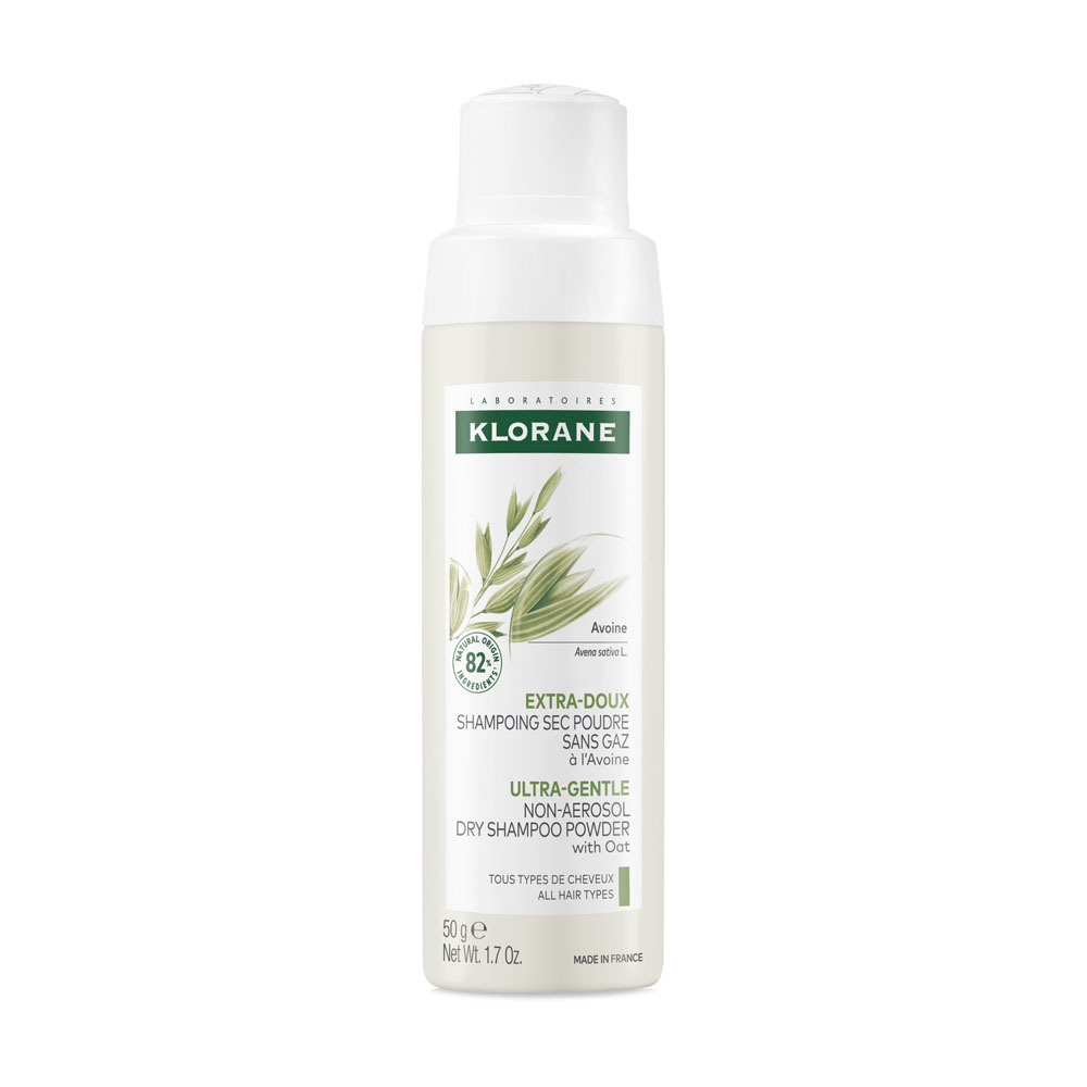Klorane Extra Zachte Droogshampoo met Havermelk Alle Haartypes 50g