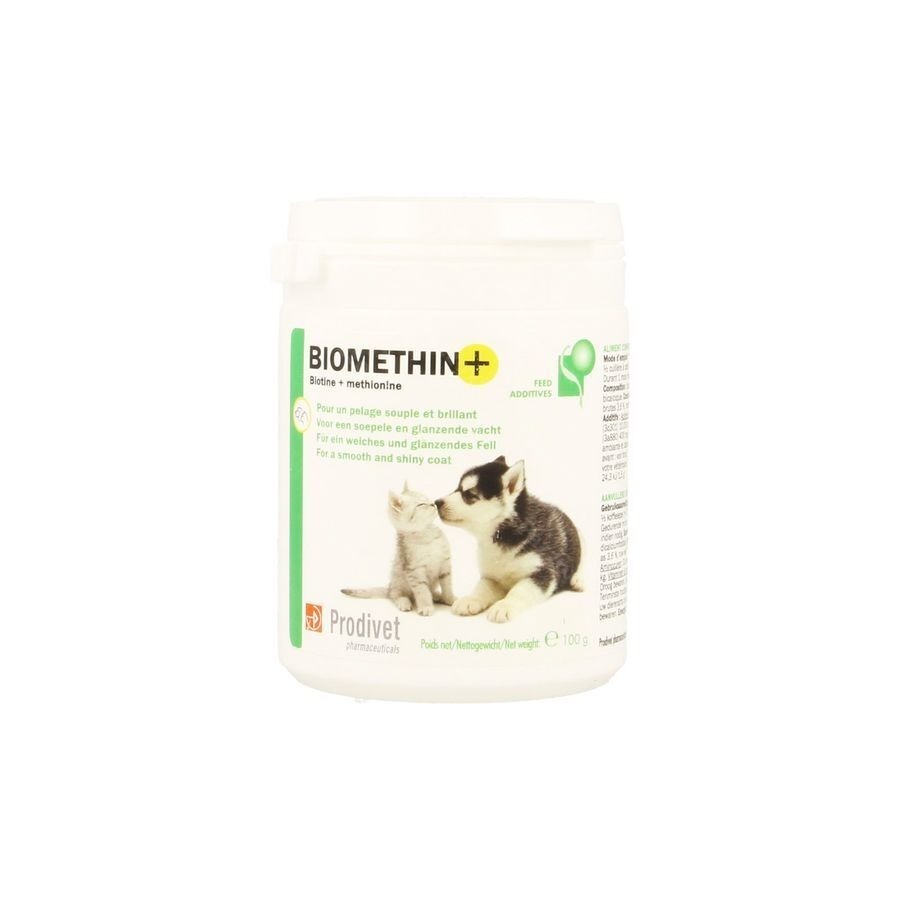 Biomethin+ Hond en Kat Glanzende Vacht Poeder 100g