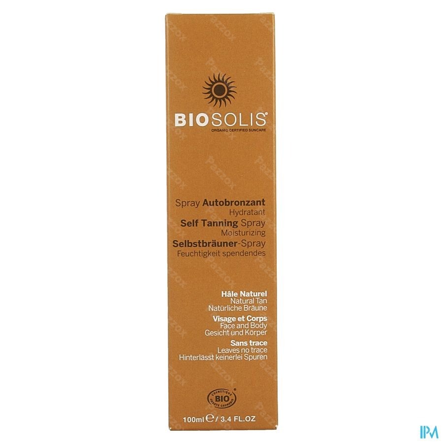 Biosolis Zelfbruiner Hydraterende Spray 100ml
