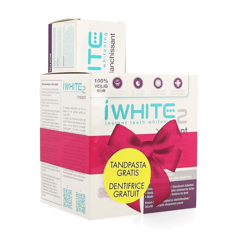 Iwhite Promopack Kit + Tandpasta 75ml Gratis
