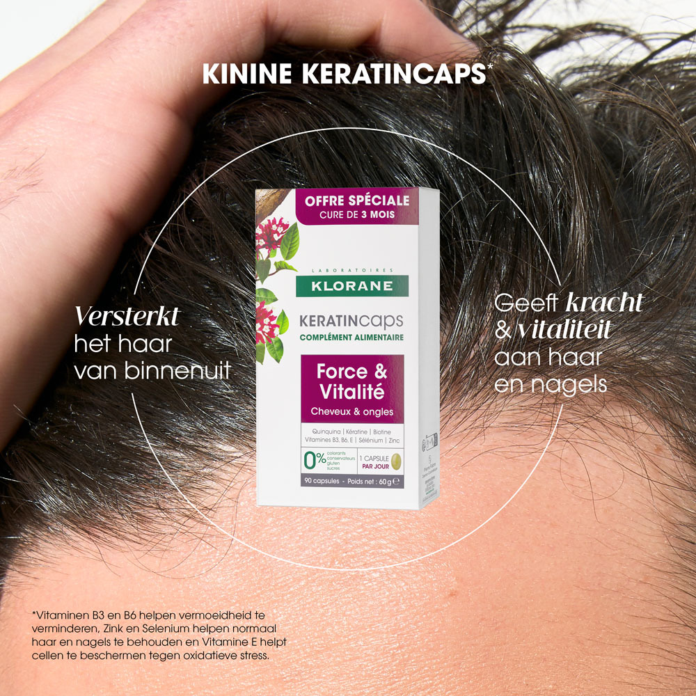Klorane Capillaire Karatincaps Kracht en Vitaliteit 3x30 Capsules