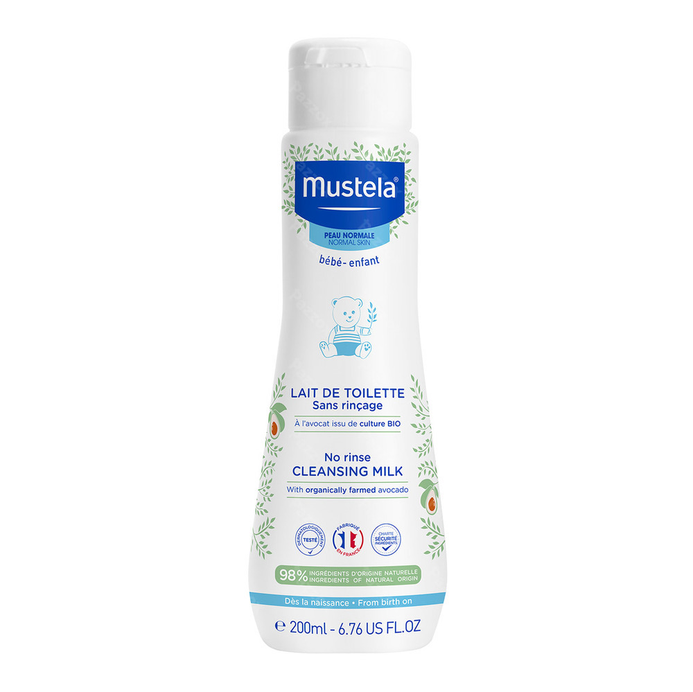 Mustela Toiletmelk zonder Spoelen 200ml